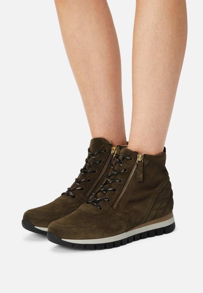 Bottines à Lacets Gabor | Armée Verte Exclusive